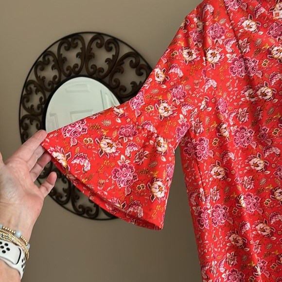 Jude Connally Red Floral Dress - Picture 4 of 6